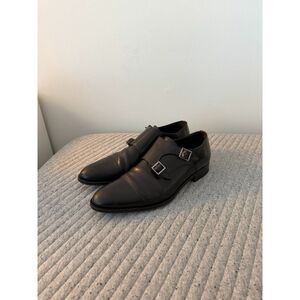 To Boot New York Grant Black Calf Double Monkstrap 8